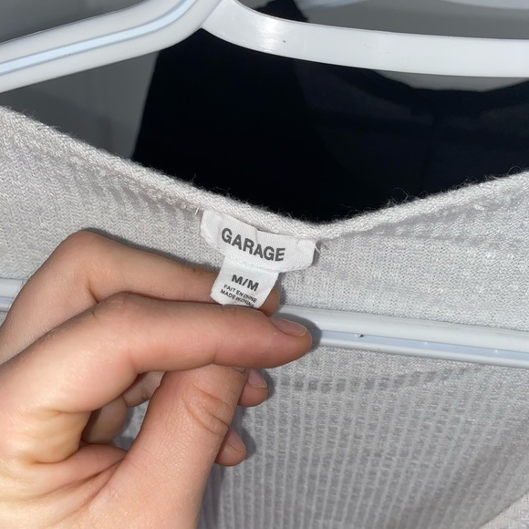 BNWOT - 2 for 1. Black & white, Plain t shirts , adorable half button up style - Picture 4 of 8